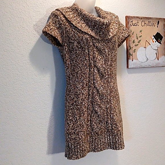 INC PEBBLED CABLE KNIT LONG SWEATER - Picture 2 of 7